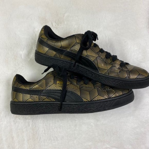 PUMA‎ Women's Basket Classic Metallic Sneaker, size 8.5 - Picture 5 of 11